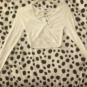 Garage Long Sleeve crop top